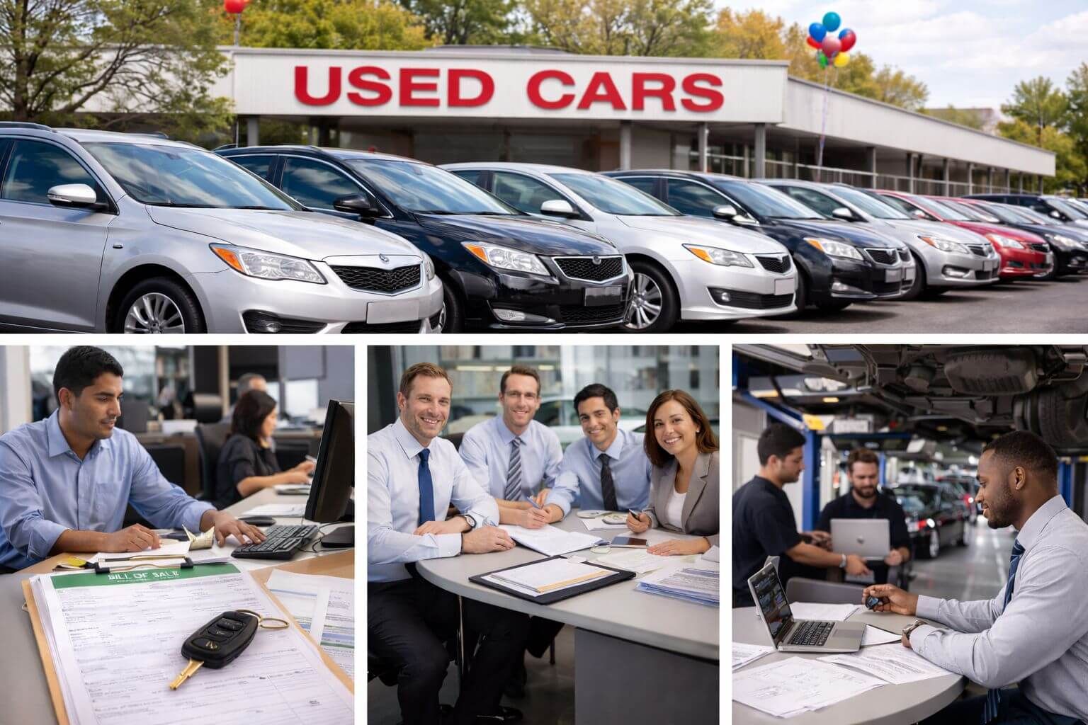 The Basic Structure Of A Used Car Dealership