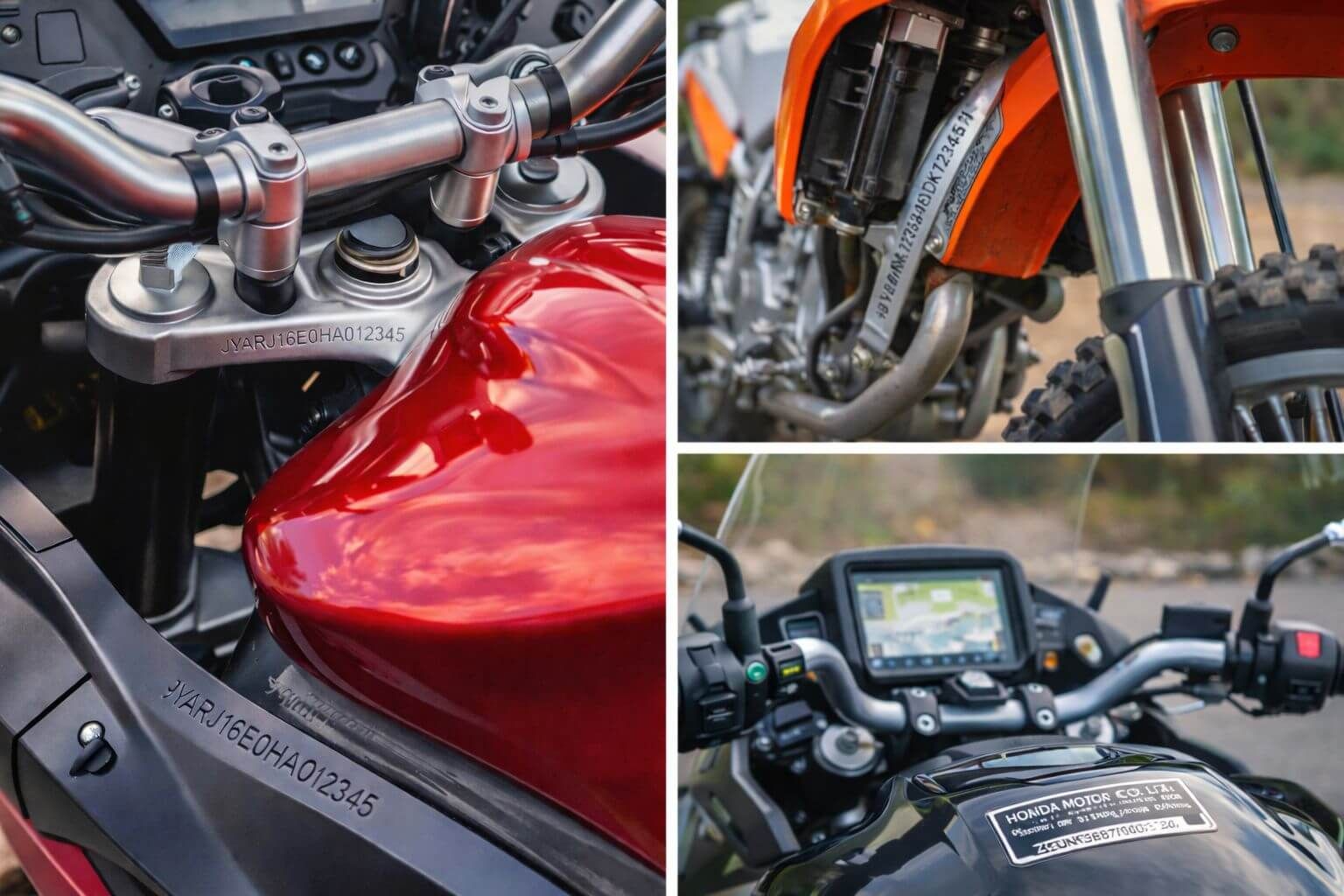 Where to Find a Motorcycle VIN (Street, Dirt, Touring Bikes)